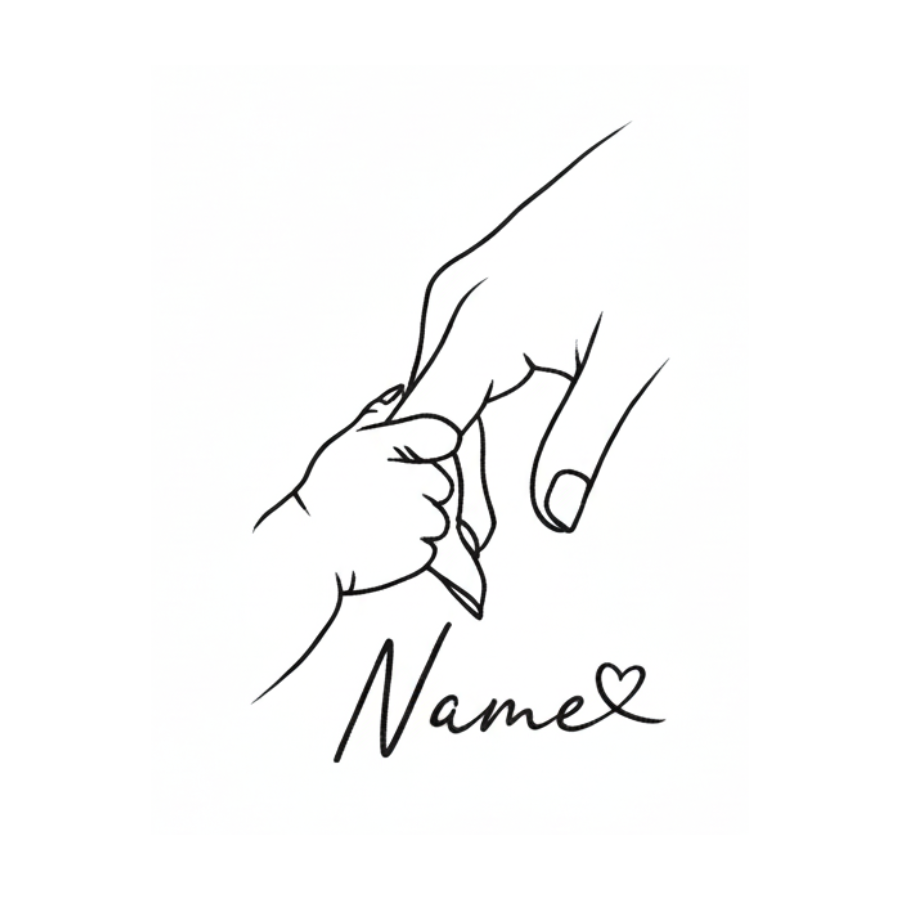 Custom Bond of Love Tattoo