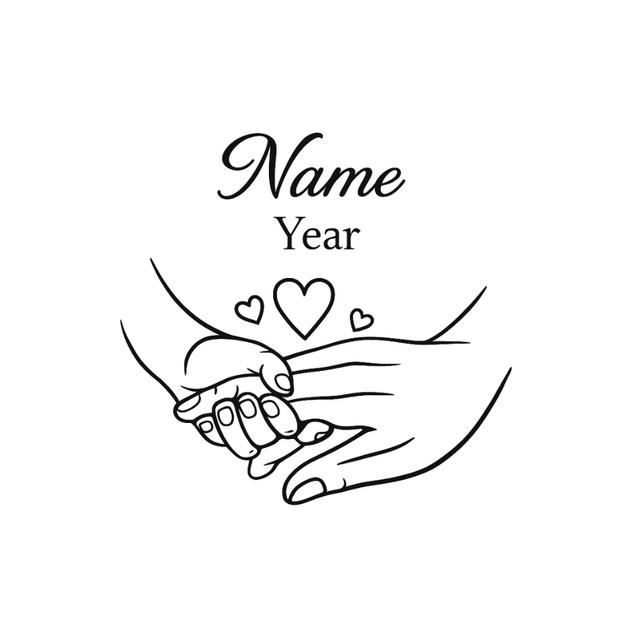 Custom Baby Handhold Tattoo