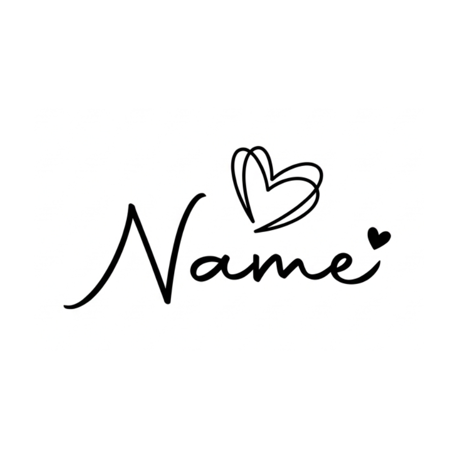 Custom Love Name Tattoo
