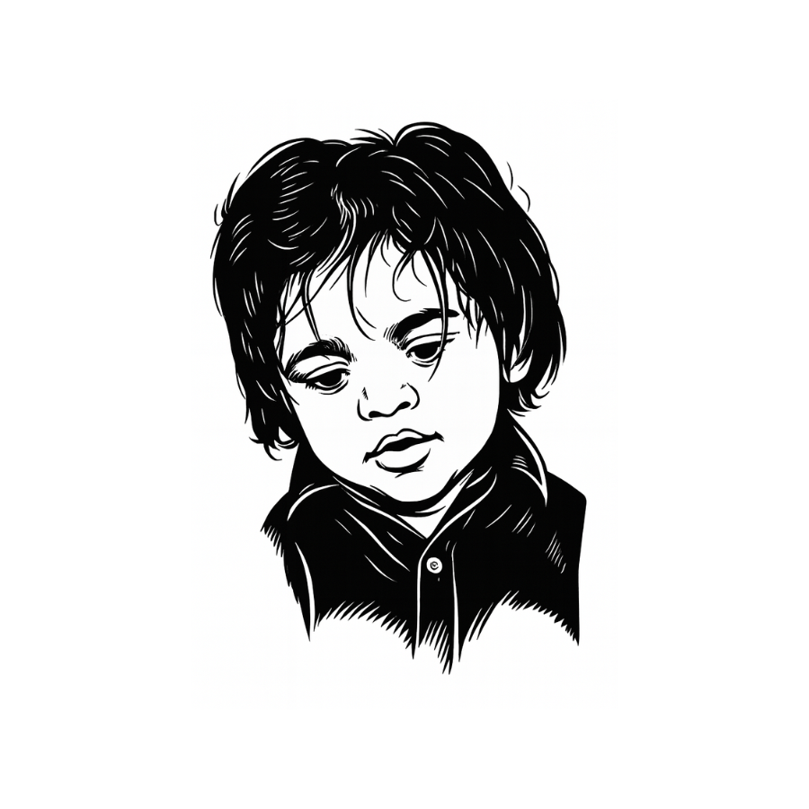 Custom Baby Face Tattoo