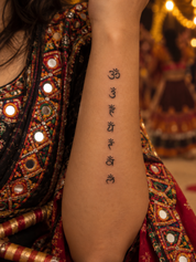 Mantra Navratri Tattoo