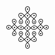 Kolam Navratri Tattoo
