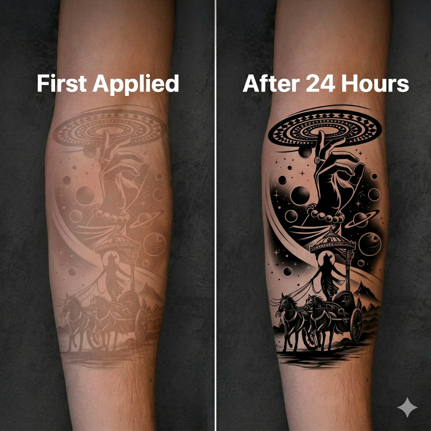 Viral Krishna Tattoo
