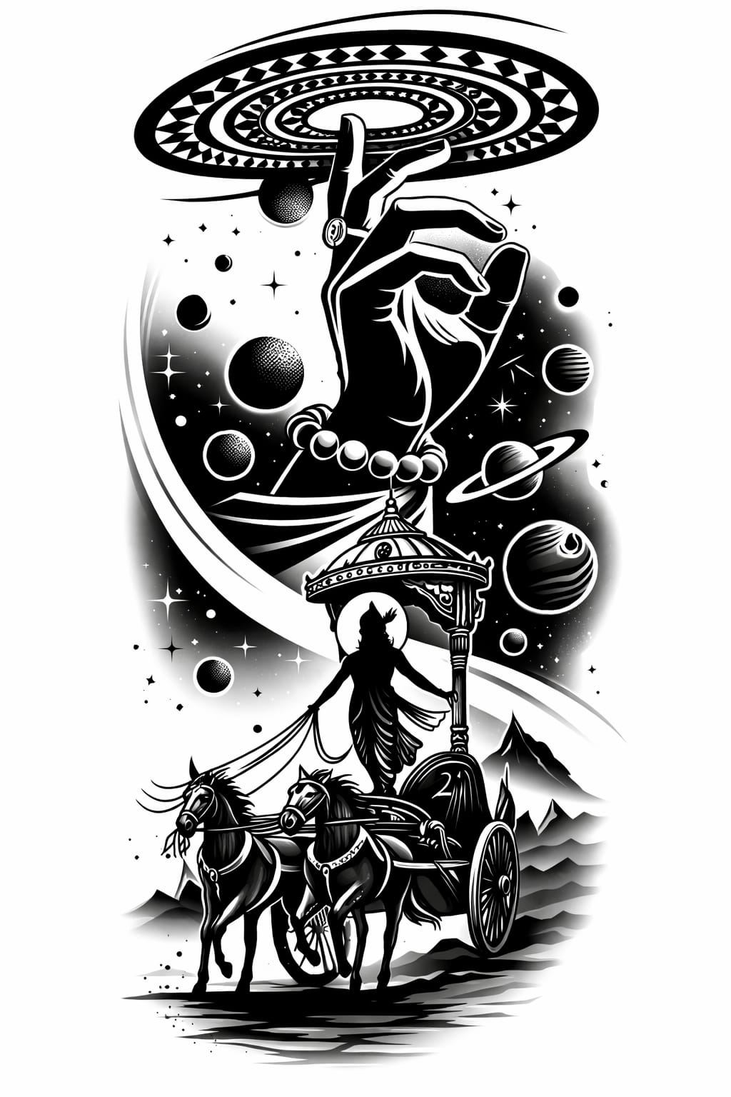 Viral Krishna Tattoo