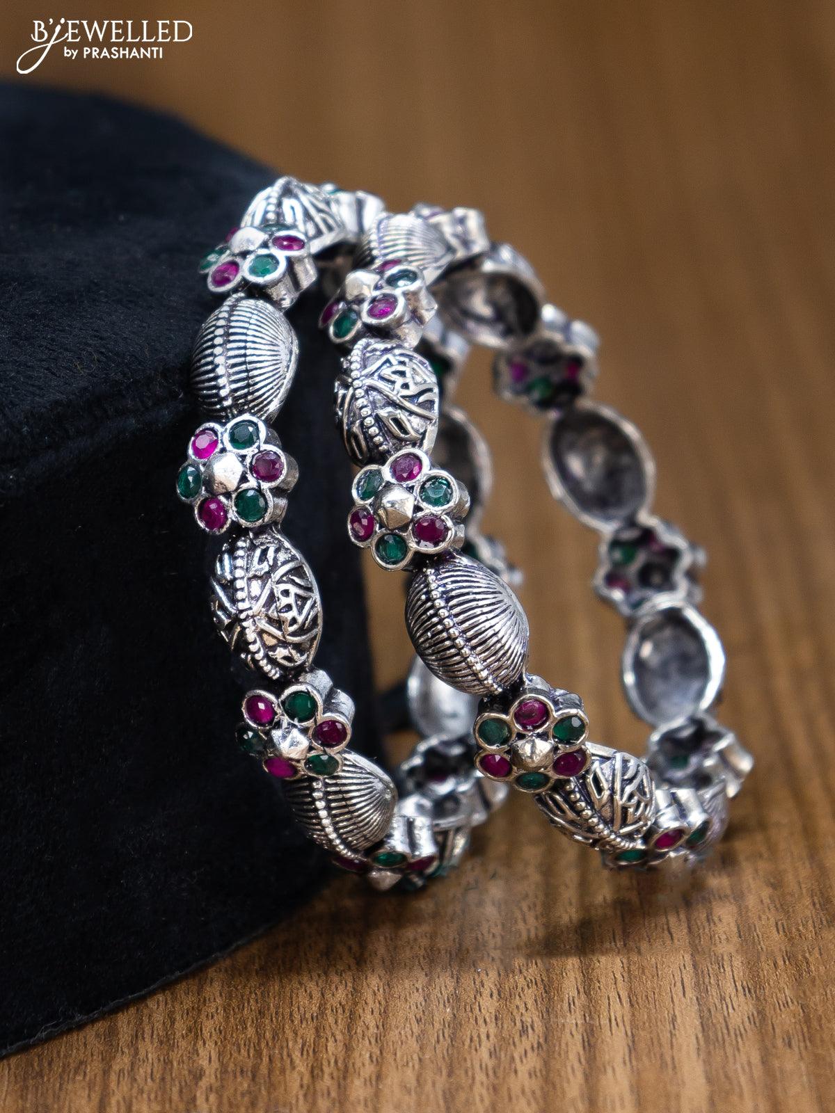 Floral Oxidised Bangles